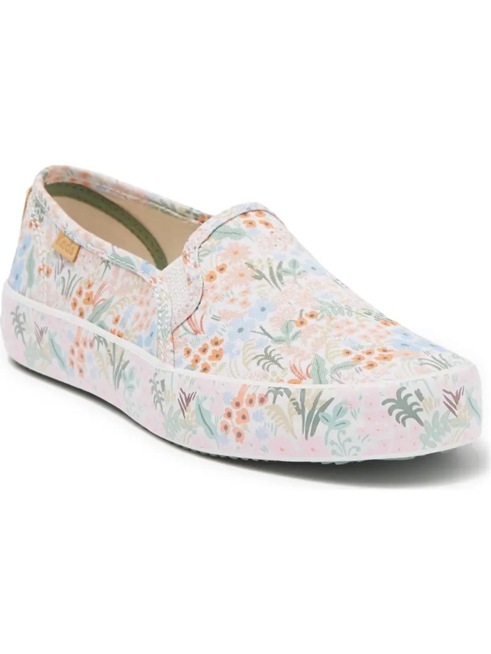 NEW Keds x Rifle Paper Co. Double Decker Floral Slip On Sneakers Cottagecore 9